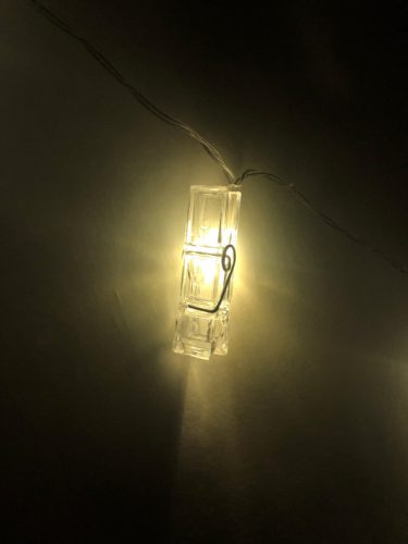 Focus Fénycsipeszek LED fénnyel 3m 20 db klipsz