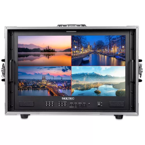 SEETEC ATEM215S Monitor 21,5" IPS kijelző 1920x1080 flightcase-ben