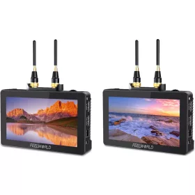   Feelworld FT6 + FR6 vezeték nélküli adó-vevő monitor rendszer
