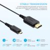 Feelworld HDMI - Micro HDMI Kábel - Fekete