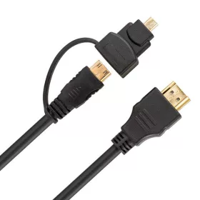 Feelworld 2in1micro HDMI / Mini HDMI Kábel - Fekete