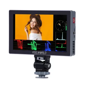   Feelworld P6X 5,5" alumínium DSLR 4K HDMI érintőképernyős monitor - DSLR Camera Field Monitor