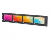 SEETEC Q41 quad 4x5″, 2RU rackbe építhető monitor