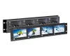 SEETEC Q41 quad 4x5″, 2RU rackbe építhető monitor