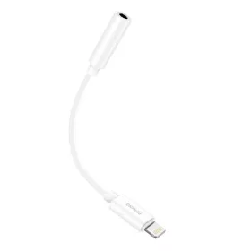   Foneng BM20 Audió Kábel Adapter - 3.5mm jack - kábel iPhone (fehér)