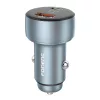 Foneng Autós Töltő USB-A És /USB-C Csatlakozó , 48W, (Szürke) (C18 Type-C to Type-C)