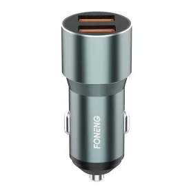  Foneng 36W Autós Töltő, 2× USB-A Csatlakozóval (C19 Silver)