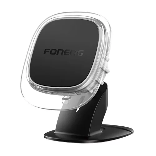 Foneng Mágneses Autós Telefontartó Műszerfalra, (Szürke) (CP103)