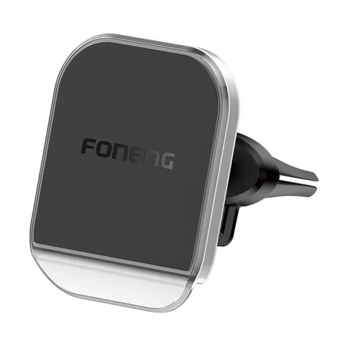 Foneng Mágneses Autós rácsos Telefontartó (Szürke) (CP106 Gray)