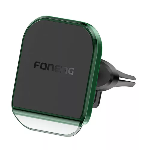 Foneng Mágneses Autós Telefontartó Szellőzőrácsra, (Zöld) (CP106 Green)