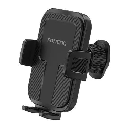 Foneng Mágneses Autós Telefontartó Szellőzőrácsra, (Fekete) (CP115)