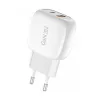 Foneng 20W USB-C És USB-A Hálózati Töltőfej (Fehér) (EU41-Single)
