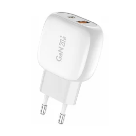   Foneng 20W USB-C És USB-A Hálózati Töltőfej (Fehér) (EU41-Single)