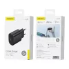 Foneng 25W USB-C Hálózati Gyorstöltő (Fekete) (EU51-Single-Black)