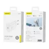 Foneng 25W USB-C Hálózati Töltő (Fehér) (EU51-Single-White)