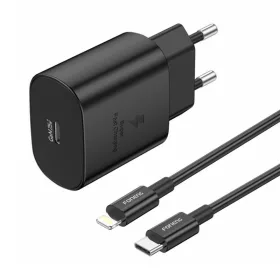   Foneng 25W USB-C Hálózati Töltőfej És Lightning Kábel (EU51-Type-C-to-Light)