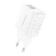 Foneng 2xUSB-A 2.4A (Fehér) Hálózati Töltő (EU53-single)