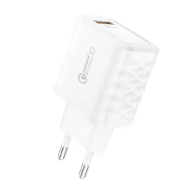   Foneng USB-A 3A Gyors Hálózati Töltő (Fehér) (EU54-Single)