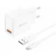 Foneng USB-A 3A Hálózati Töltő /Lightning Kábel(EU54 iPhone)