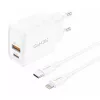 Foneng 20W USB-A És USB-C (Fehér) Töltő /Lightning Kábel(EU56-Type-C-to-iPhon)