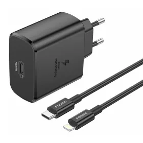   Foneng 45W USB-C Hálózati Töltő És Lightning Kábel (EU62-45W-BlackL)