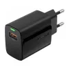 Foneng USB-A Gyors Töltő (Fekete) (EU64 black)