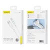 Foneng USB-A - USB-C Kábel, 3A, 1.2m, (Fehér) (X101 Type-C)
