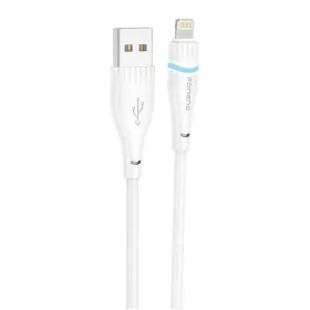Foneng iPhone Lightning Töltőkábel 1,2m, 2,4A (X101)