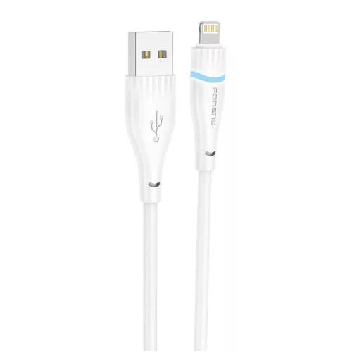 Foneng iPhone Lightning Töltőkábel 1,2m, 2,4A (X101)