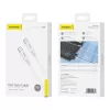 Foneng 60W USB-C – USB-C Gyorstöltőkábel, 1.2m (Fehér) (X106-C-C)