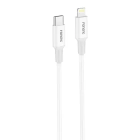   Foneng USB-C - Lightning 1,2m (Fehér) Gyorstöltőkábel (X106-C-iP)