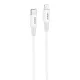 Foneng USB-C - Lightning 1,2m (Fehér) Gyorstöltőkábel (X106-C-iP)