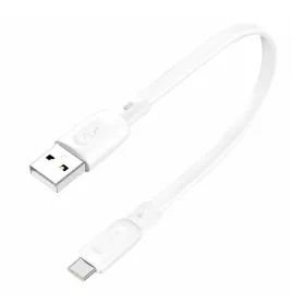   Foneng USB-A - USB-C Kábel, 3A, 0.25m, (Fehér) (X107-Type-C)