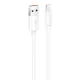 Foneng - 1m USB-A Lightning Kábel, 2.4A, (Fehér) (X108-iPhone)