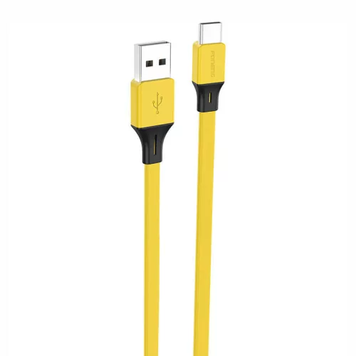 Foneng USB-A - USB-C Gyorstöltőkábel, - 1m, (Sárga) (X96 Type-C)