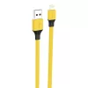Foneng iPhone Lightning Töltőkábel - 1m, 2.4A, (Sárga) (X96)