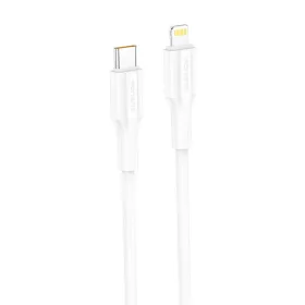   Foneng - 1m USB-C – Lightning Gyorstöltőkábel (Fehér) (XS01-Type-C-to-iPhon)