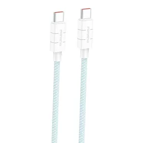 Foneng 60W USB-C Kábel, 1.2m, (Kék) (XS02-C-C-blue)