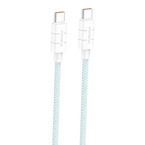 Foneng 60W USB-C Kábel, 1.2m, (Kék) (XS02-C-C-blue)