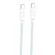 Foneng 60W USB-C Kábel, 1.2m, (Kék) (XS02-C-C-blue)