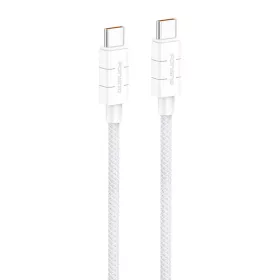   Foneng 60W USB-C – USB-C Töltőkábel, 1.2m (Fehér) (XS02-C-C-White)