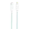 Foneng 1.2m USB-C – Lightning Gyorstöltőkábel (Kék) (XS02-C-iP-blue)