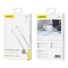 Foneng 1.2m USB-C Lightning Kábel, 27W Gyorstöltés, (Lila) (XS02 C-iP purple)