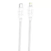 Foneng 1.2m USB-C Lightning Kábel, 27W Gyorstöltés (XS02-C-iP-White)
