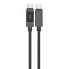 Foneng 100W USB-C Kábel, 1.2m (Fekete) (XS05 C-C)