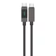 Foneng 100W USB-C Kábel, 1.2m (Fekete) (XS05 C-C)