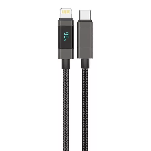 Foneng 1,2m USB-C – Lightning Gyorstöltőkábel (Fekete) (XS05 C-iP)