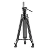 Fotopro DV-5A nagy teherbírású videóállvány + folyadék csillapítású fej - Heavy-Duty Fluid Head Video Tripod