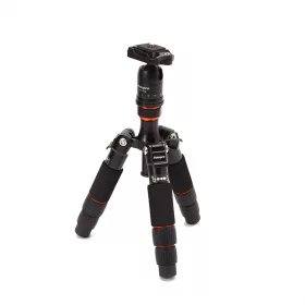   Fotopro M-4 Mini Travel Tripod (46cm Állvány) + Ballhead-fej (Szürke)