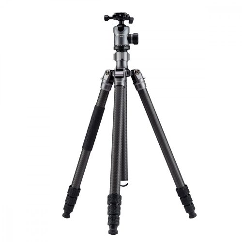 Fotopro Sherpa MAX Carbon-Fiber Tripod (145cm 3K-Szénszálas Állvány) + FPH-62QS Gömbfej